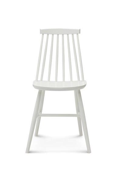 FAMEG Radomsko - nowoczesne białe krzesło model A5910 - widok od przodu krzesła