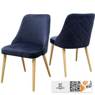 Krzeslo K115 nowoczesne tapicerowane nogi patyki do salonu