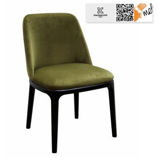 Krzeslo K117 nowoczesne tapicerowane nogi patyki do salonu