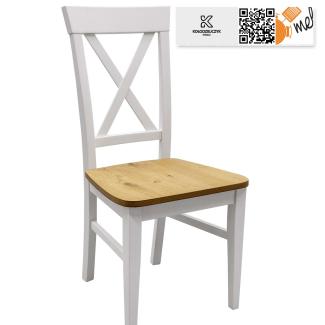 krzeslo-k140-drewnaine-oparcie-x-krzyzowe-biale