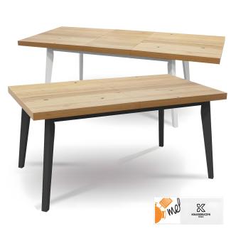 stół do jadalni rozkładany drewniany w stylu skandynawskim